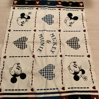 ディズニー　ラグ　ミッキーミニー