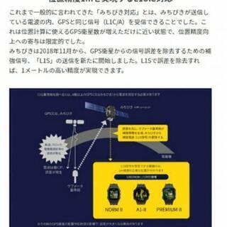 ゴルフ　ウォッチ　GPS　距離　測定　グリーンオン ザ・ゴルフウォッチ ノルム2 G018B　の画像