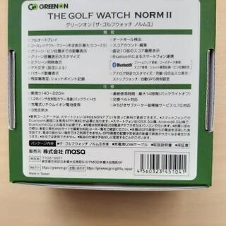 ゴルフ　ウォッチ　GPS　距離　測定　グリーンオン ザ・ゴルフウォッチ ノルム2 G018B　の画像