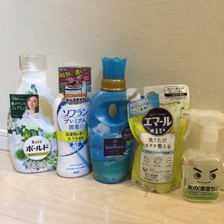 ボールド レノア ソフランプレミアム消臭0 レノアhappiness エマール 水の激落ちくんの画像