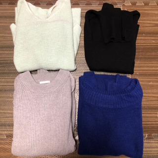 any sis GU しまむら　等　ニット４点セット