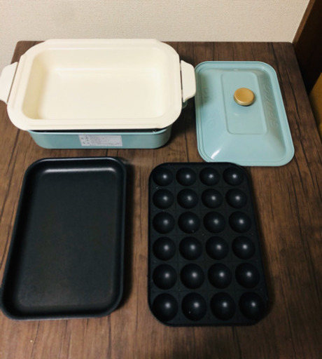 Bruno コンパクトホットプレート　箱付き