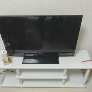 ★決定済★テレビ台　山善　ホワイト　無料　あげます