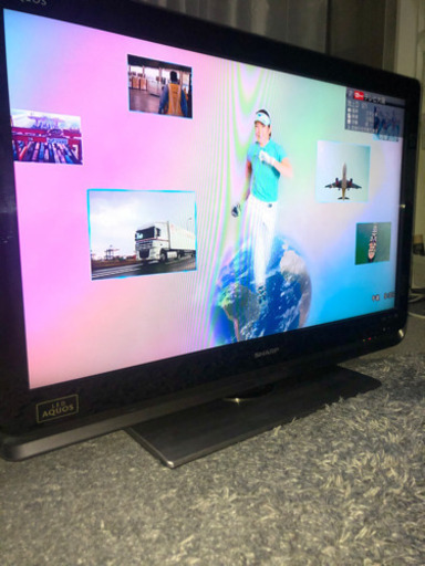 シャープSHARP AQUOS32型LED DVD ブルーレイ一体型B-CASカード