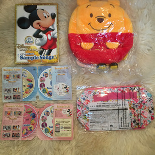 ディズニー英語システム　サンプルCD DVD リュック　マルチポ...