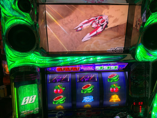 パチスロ実機　エウレカセブン2 実機　不要機付