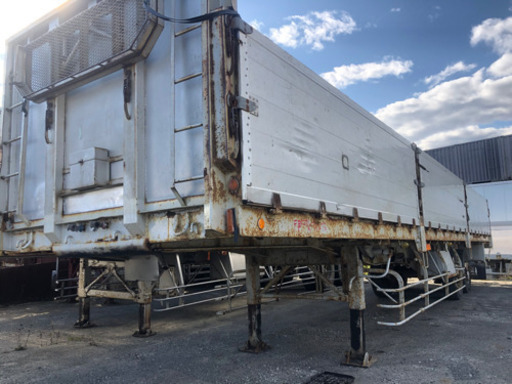 トレーラー　シャーシ　平シャーシ　12m 荷台　物置