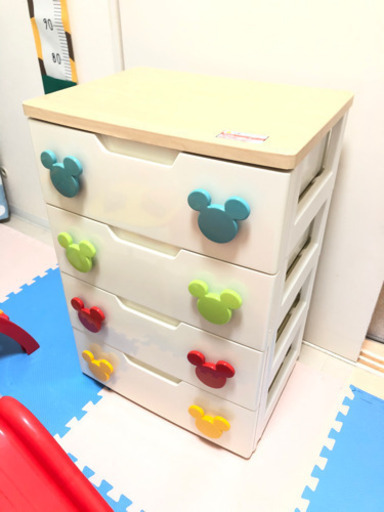 ミッキー　チェスト　4段