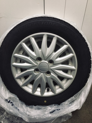 スタッドレス ホイール付き 155/65R14 ブリジストン VRX