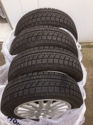 スタッドレス ホイール付き 155/65R14 ブリジストン VRX 