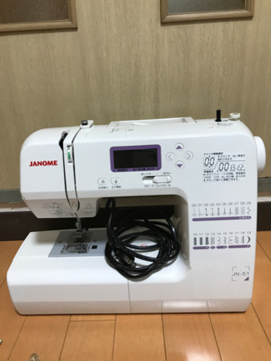 取引中　JANOME ジャノメJN51コンピュータミシン