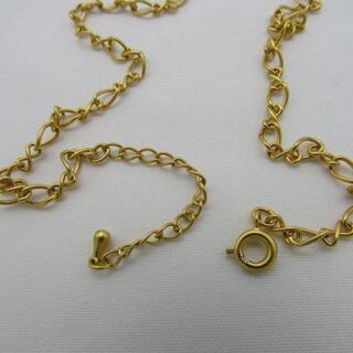 ヴィンテージ　ネックレス　厚めコーティングが可愛いヴィンテージネックレスの画像