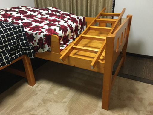 木製二段ベッド（お値段はご相談に応じます）