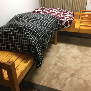 木製二段ベッド（お値段はご相談に応じます）の画像