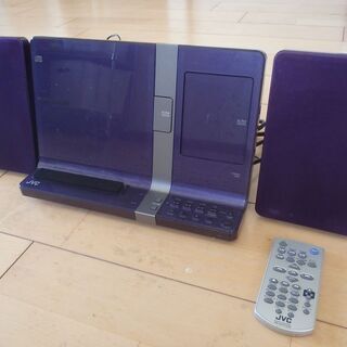 iPad/iPod/iPhone対応コンポ（JVC製 型番：UX-VJ5）の画像