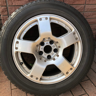 差し上げます。　初代アウディ　オールロードクワトロC5用スタッドレスと純正ホイールのセットの画像