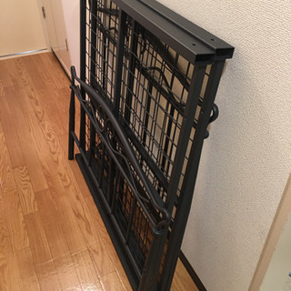 決まりました⭐️アンティーク調の可愛いベッドフレーム　シングルマットレス付⭐️の画像