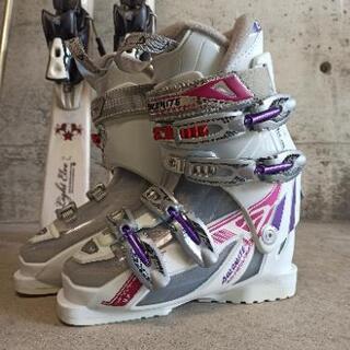 レディース　スキー フルセット　中高生のスキー学習にも最適　スキー板 145cmの画像