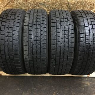 DUNLOP WINTER MAXX WM01 205/65R16 16インチ スタッドレス 4本 2017年製 ティアナ ステージア エスティマ等　(VTF252) クレジットカード QR決済可能