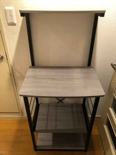 【終了】ラック　グレー木目