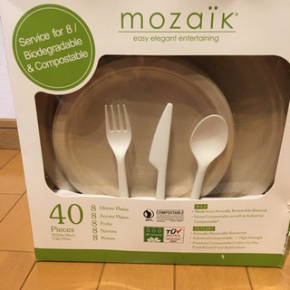 8049 展示品 mozaik ペーパープレート 40Peace