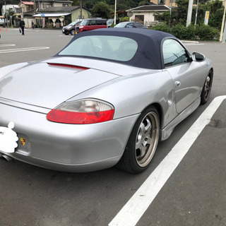 車両入替の為、最終値下げ！！ポルシェ　ボクスター　2.5 MT 87500キロ　フルエアロ　社外パーツ多数！の画像