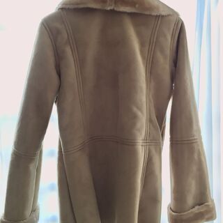 【値下げ】フェイクムートン ハーフコートの画像