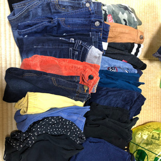 100size 男の子　ズボン、冬服の画像