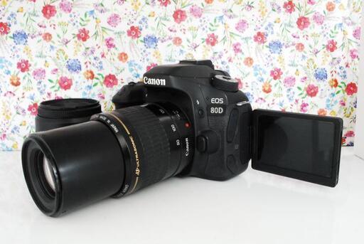★全国発送対応★超人気♪ Canon EOS 80D ダブルレンズセット★