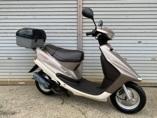 【動画ご確認ください】神奈川県藤沢市 ヤマハ アクシス90 3VR インペリアルブラウン 1994年式 2スト ボックス付き 現車確認できます!