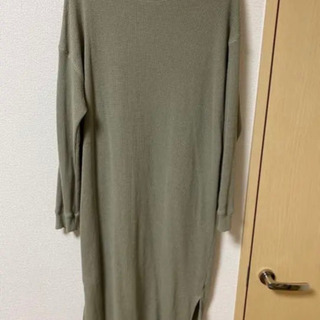 ワッフル素材 ワンピース Lサイズ