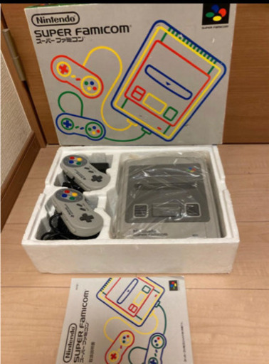 超美品　未使用に近い　スーパーファミコン本体　完品