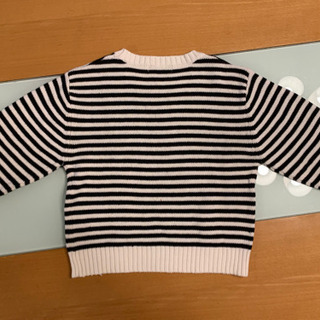 【GROW GLOW CHILD】ボーダーニット　100cmの画像