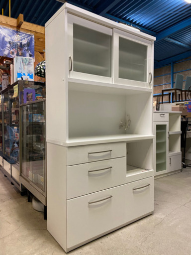 ほぼ未使用！美品です！配送もお気軽にお問い合わせください。ニトリ キッチンボード コパン 100KB-WH