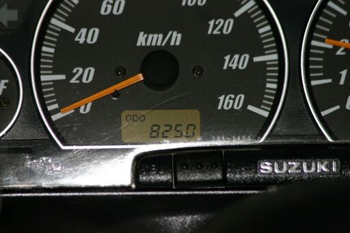 8250Km 自賠責保険付-埼玉発833】SUZUKI スカイウェイブ CJ43A黒