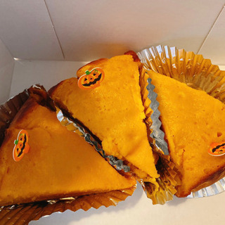かぼちゃのケーキ作りましょう🎃の画像