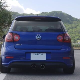 ゴルフ5 R32 希少V6 4駆 NA 250ps車高調の画像
