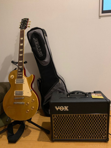 エピフォン　レスポールモデルエレキギター　アンプ付き