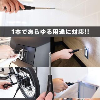 【新品】 電動ドライバー VOICE RAQUL(ラクル) ボール型グリップ 手動兼用の画像