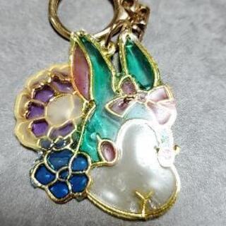 早期取引希望！うさぎキーホルダーの画像