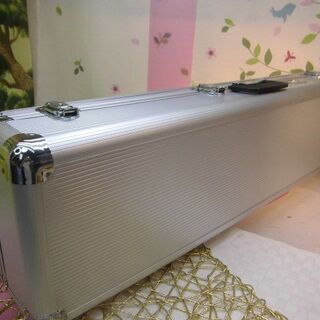 21.000円 沖縄三線専用二丁入アルミケース、透明塗棹、胴巻きセット