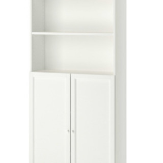 【美品】IKEAシンプ白棚２台まとめ売りの画像