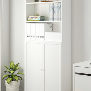 【美品】IKEAシンプ白棚２台まとめ売りの画像