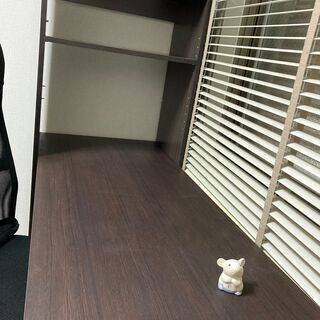 【中古品】机・椅子・本棚のセット　初めての在宅勤務のスターターキット