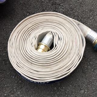 サクラ SAKURA ホース 40×15m 防災 消火 散水 コ第63-11号 未使用 保管汚れ有り 消火栓ホース 消防ホースの画像