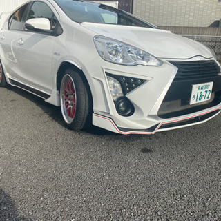 最終価格！車検満タン アクア　フルカスタム　エアサス付き