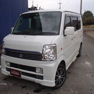 H.18  DA64W  エブリイワゴン PZターボスペシャル エンジンリビルト載せ替え 車検付き パールホワイト の画像