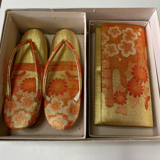 ☆ 着物の草履とバックのセット　USD