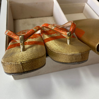 ☆ 着物の草履とバックのセット　USDの画像