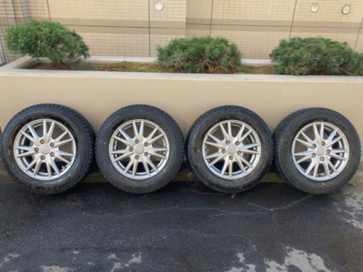 BS ブリジストン ブリザック 2019年製 VRX2 185/65 R15 スタッドレスタイヤ+アルミ